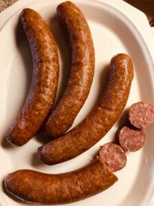 Hickory Smoked Sausage - so versatile!  Use it in Red Beans & Rice, Chili, Omelets, or simply as a snack!